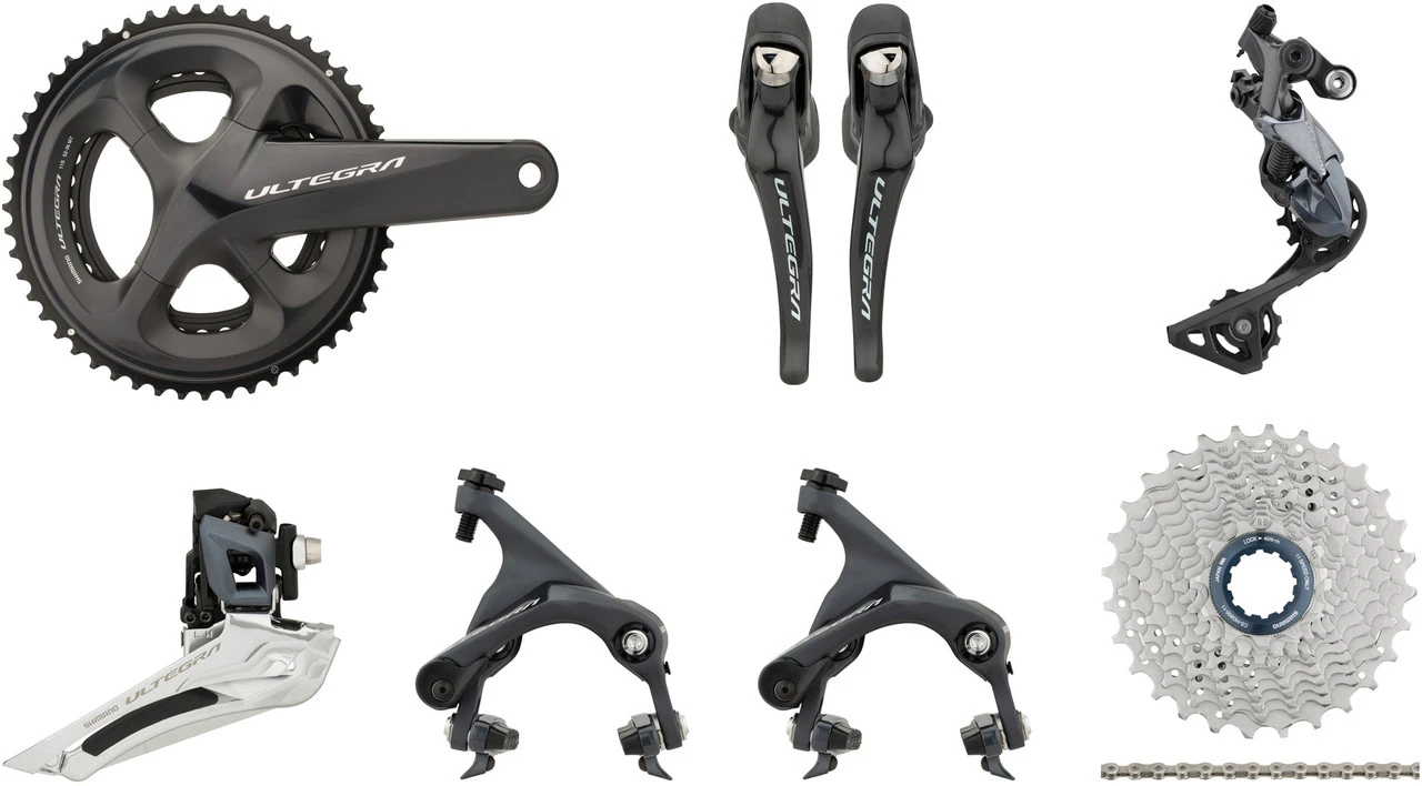 Shimano Ultegra R8000 Gruppe 2x11 36-52 Mit Direct Mount (HR Sitzstrebe) 3 Shimano Ultegra R8000 Gruppe 2x11 36-52 Mit Direct Mount (HR Sitzstrebe)