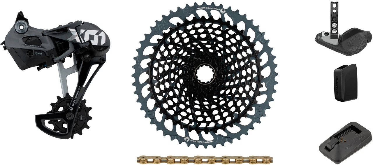 SRAM X01 Eagle AXS 1x12-fach Upgrade-Kit Mit Kassette 3 SRAM X01 Eagle AXS 1x12-fach Upgrade-Kit Mit Kassette