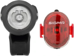 SIGMA Aura 45 Frontlicht + Nugget II Rücklicht LED Beleuchtungsset M. StVZO -Fahrradzubehör Rabatte 362363