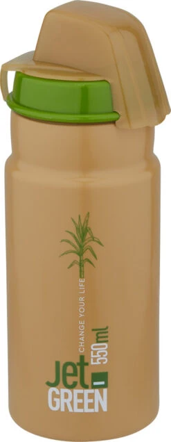 Elite Jet Green Plus Trinkflasche 550 Ml -Fahrradzubehör Rabatte 393152