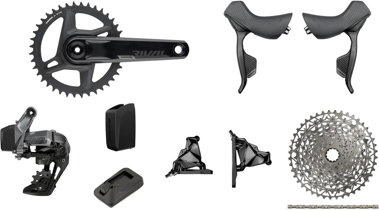 SRAM Rival 1 Wide XPLR ETap AXS Gruppe 1x12-fach 40 3 SRAM Rival 1 Wide XPLR ETap AXS Gruppe 1x12-fach 40