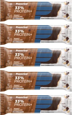 Powerbar Protein Plus Bar 33 % Riegel - 5 Stück -Fahrradzubehör Rabatte 488858